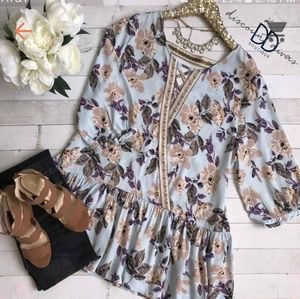 Long sleeve blouse